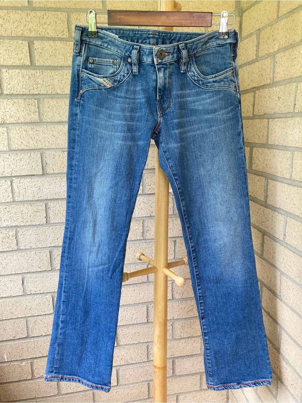 Vintage Y2K Diesel Low Rise Cotton Denim Jeans Size 28